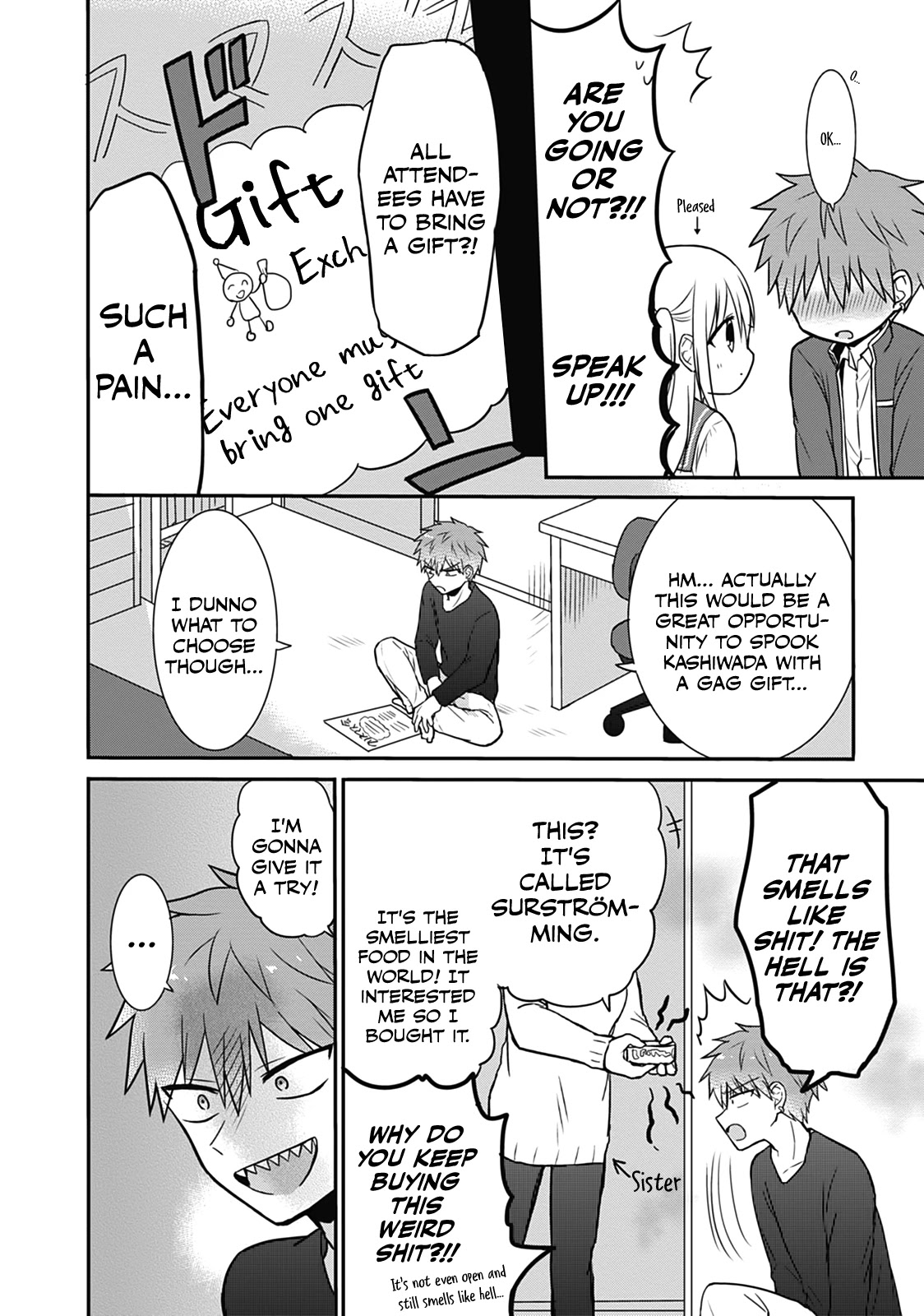 Expressionless Face Girl and Emotional Face Boy Chapter 15 page 4 - Chapter 15: Oota-kun and Christmas