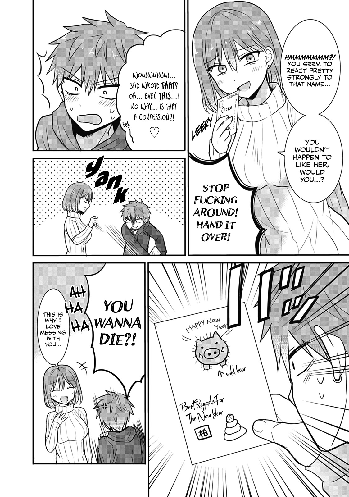 Expressionless Face Girl and Emotional Face Boy Chapter 16 page 2 - Chapter 16: Oota-kun's New Year