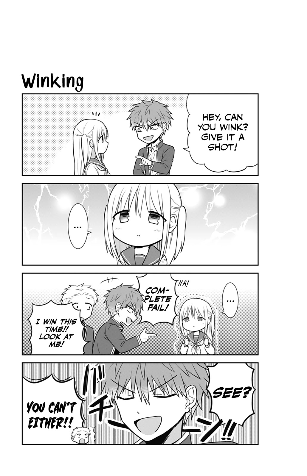 Expressionless Face Girl and Emotional Face Boy Chapter 17 page 9 - Chapter 17: Oota-kun and Kashiwada-san's Snowball Fight