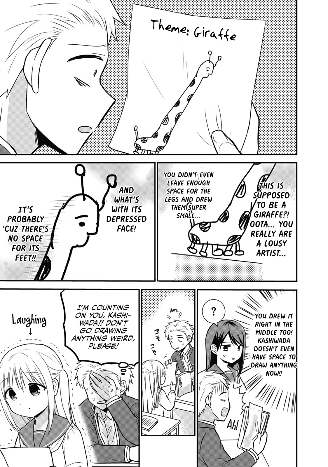 Expressionless Face Girl and Emotional Face Boy Chapter 18 page 5 - Chapter 18: Tadokoro-kun's Despair