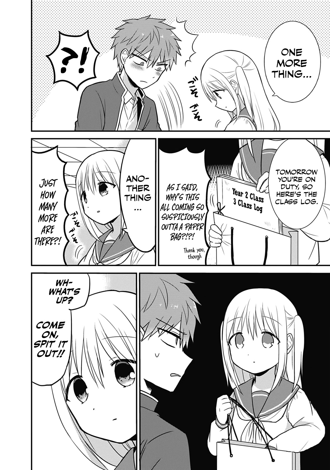 Expressionless Face Girl and Emotional Face Boy Chapter 19 page 6 - Chapter 19: Kashiwada-san and Valentine's Day