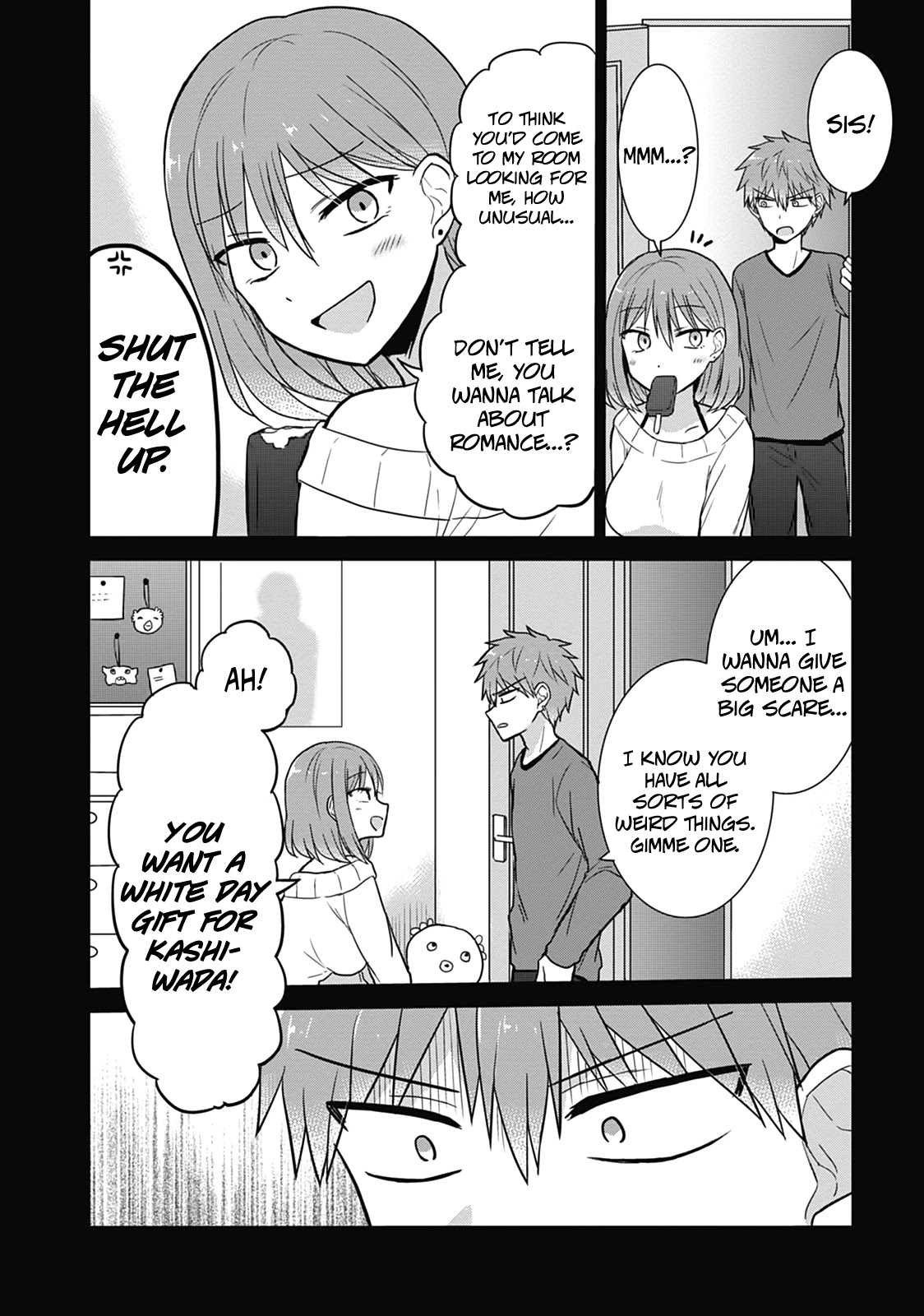Expressionless Face Girl and Emotional Face Boy Chapter 21 page 4 - Chapter 21: Oota-kun's White Day