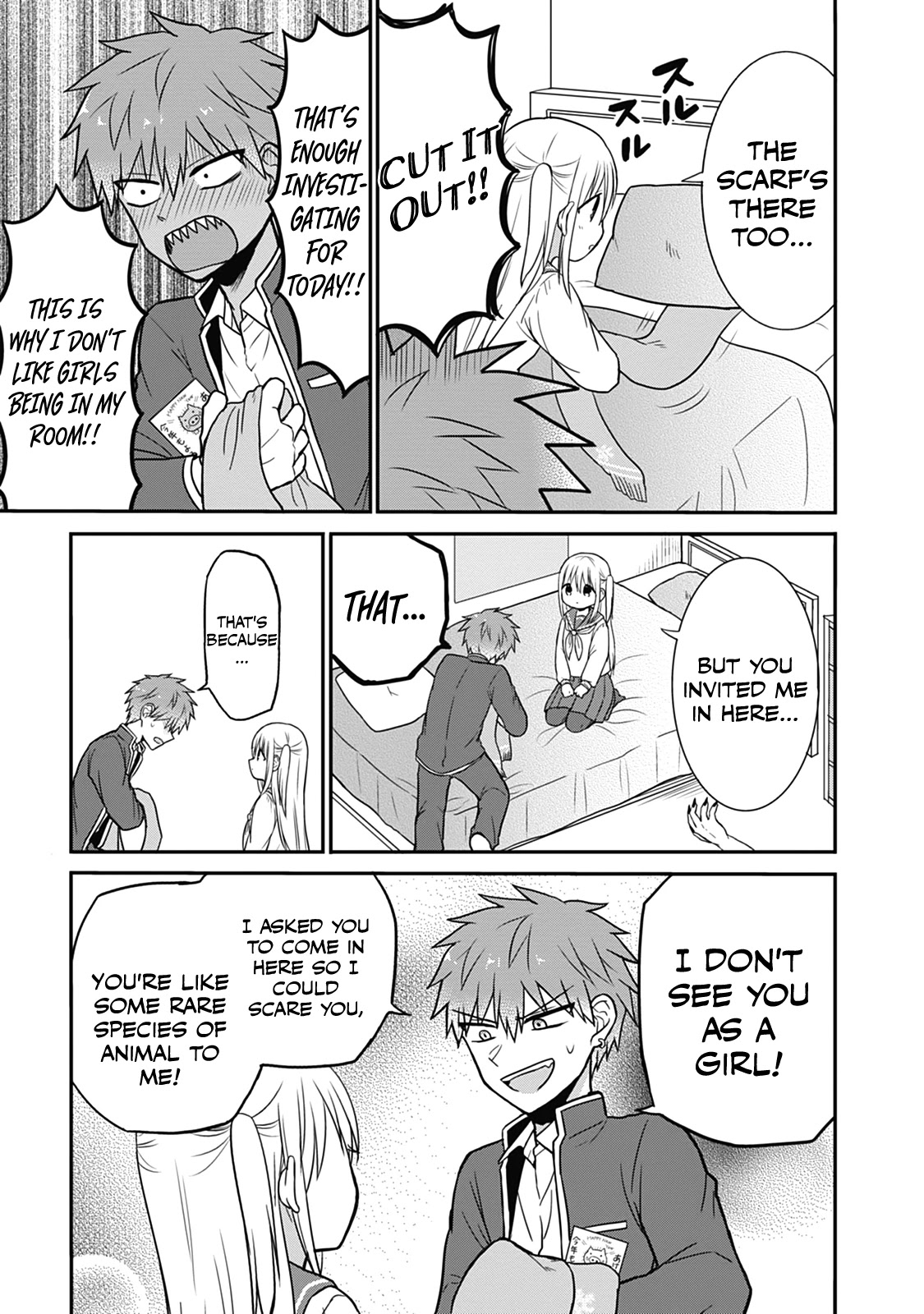 Expressionless Face Girl and Emotional Face Boy Chapter 22 page 7 - Chapter 22: Oota-kun's Home