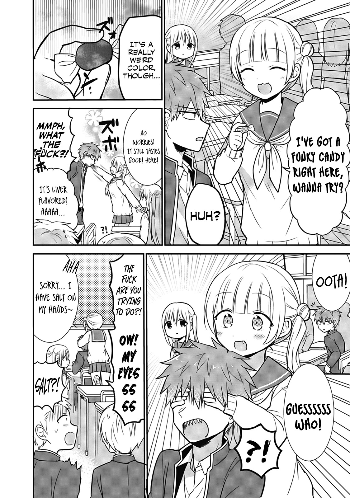 Expressionless Face Girl and Emotional Face Boy Chapter 23 page 4 - Chapter 23: Odajima's Attack