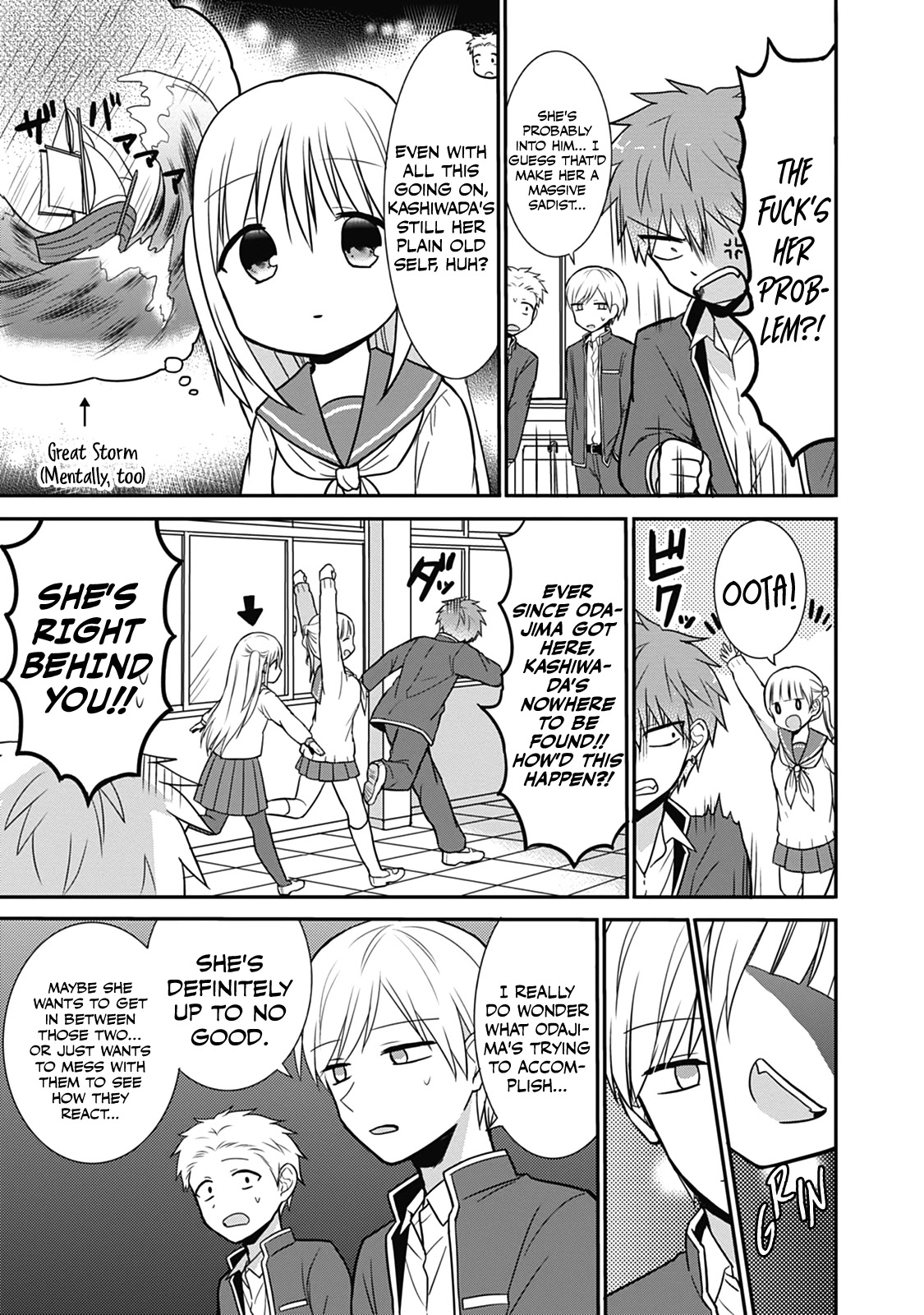 Expressionless Face Girl and Emotional Face Boy Chapter 23 page 5 - Chapter 23: Odajima's Attack