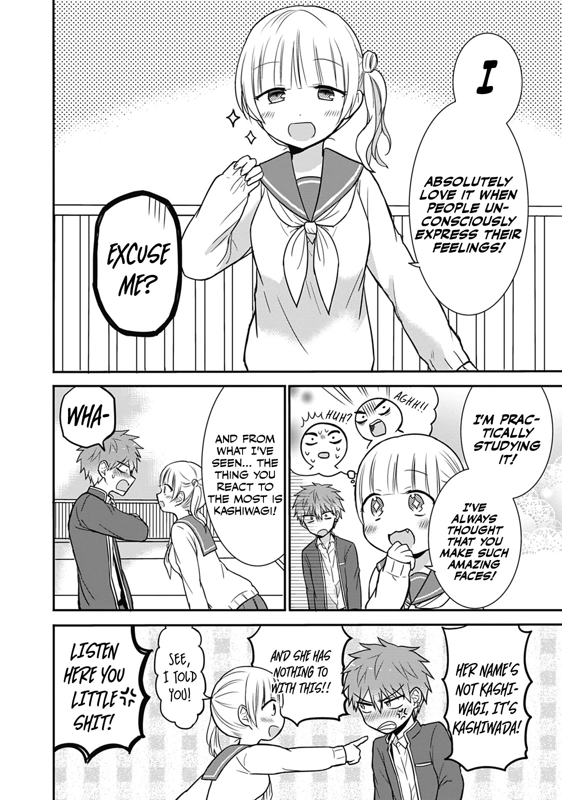 Expressionless Face Girl and Emotional Face Boy Chapter 23 page 8 - Chapter 23: Odajima's Attack