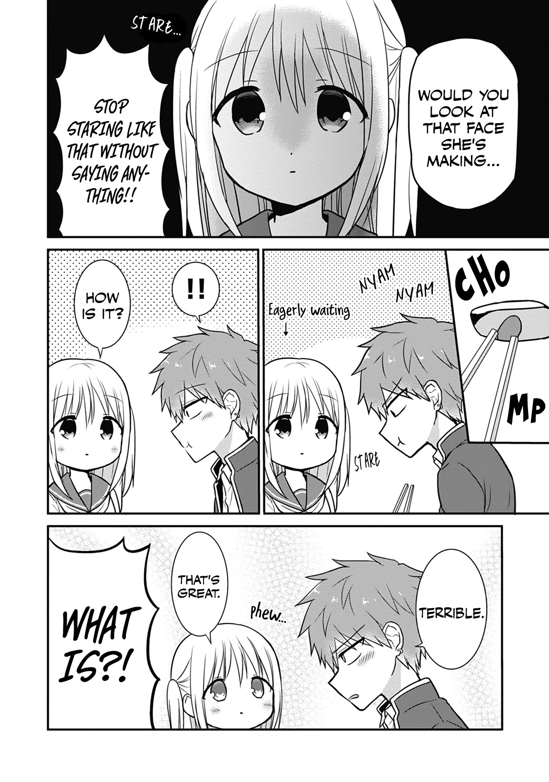 Expressionless Face Girl and Emotional Face Boy Chapter 25 page 4 - Chapter 25: Kashiwada-san Viewing the Cherry Blossoms