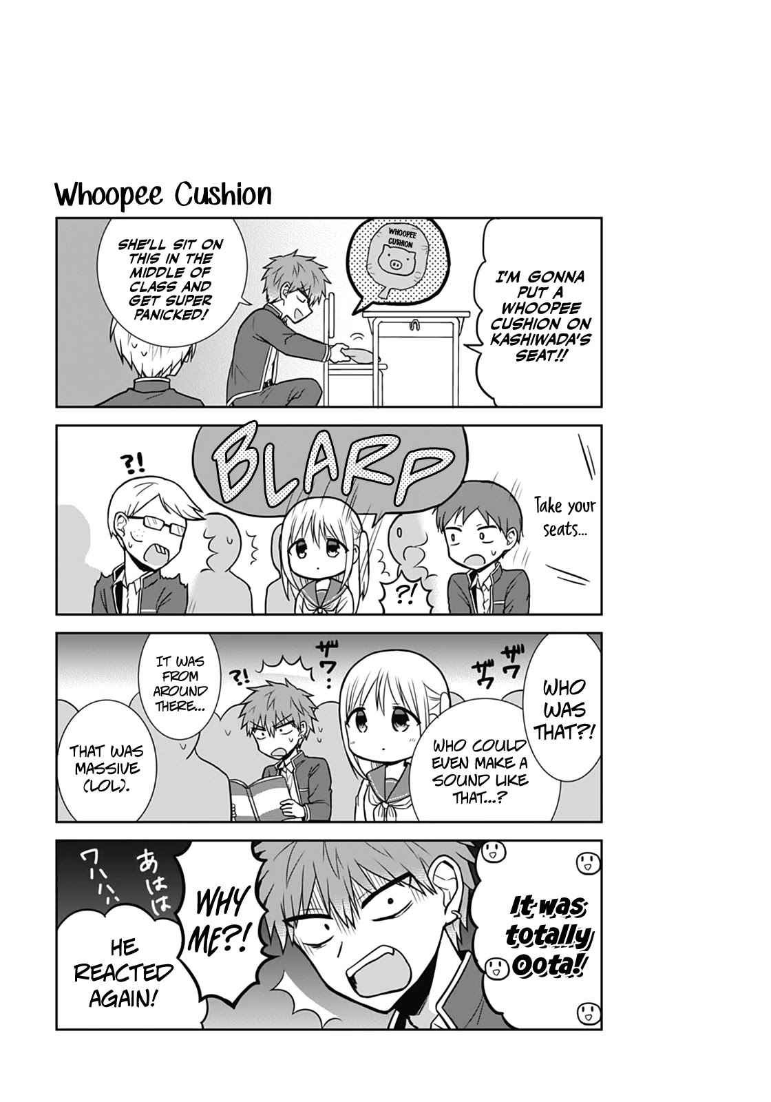 Expressionless Face Girl and Emotional Face Boy Chapter 26 page 12 - Chapter 26: Kashiwada-san, Oota-kun, and the Umbrella