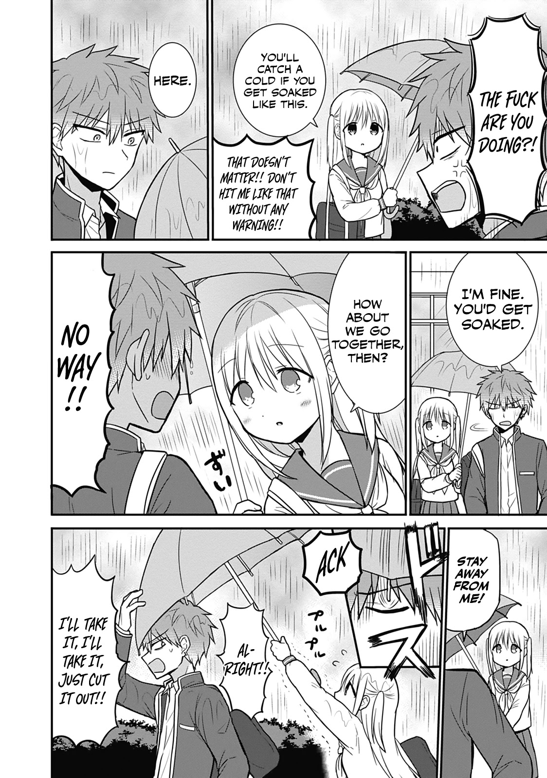 Expressionless Face Girl and Emotional Face Boy Chapter 26 page 5 - Chapter 26: Kashiwada-san, Oota-kun, and the Umbrella