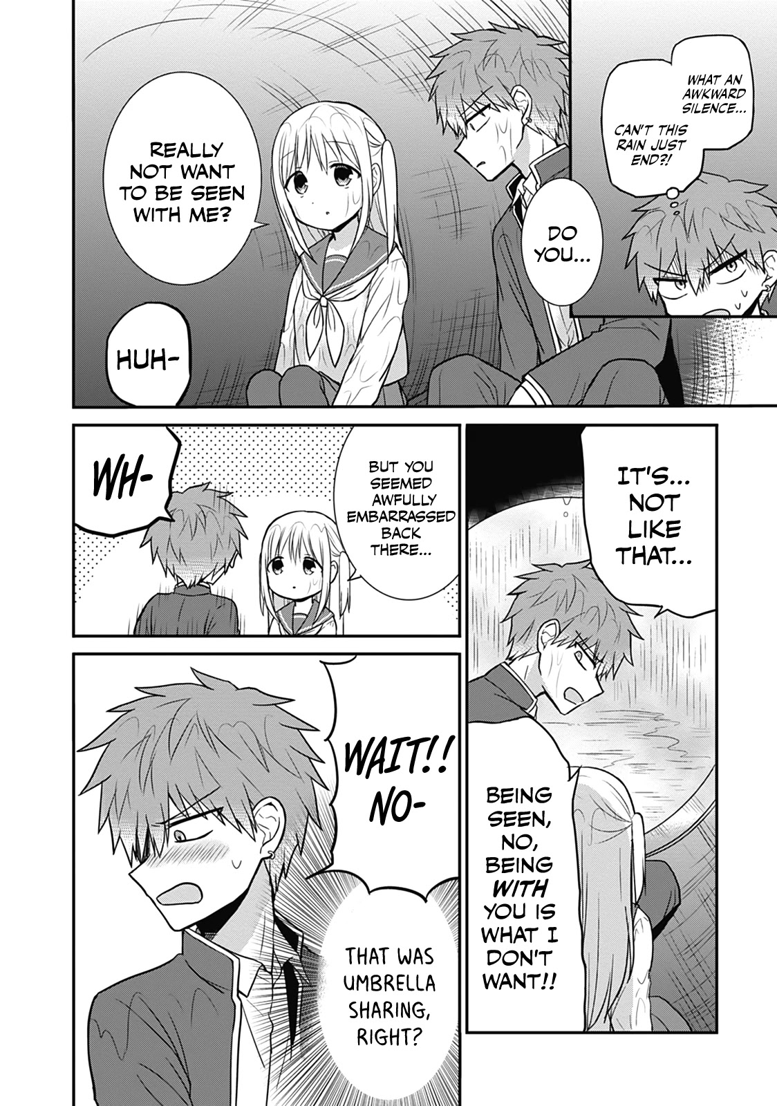 Expressionless Face Girl and Emotional Face Boy Chapter 26 page 9 - Chapter 26: Kashiwada-san, Oota-kun, and the Umbrella