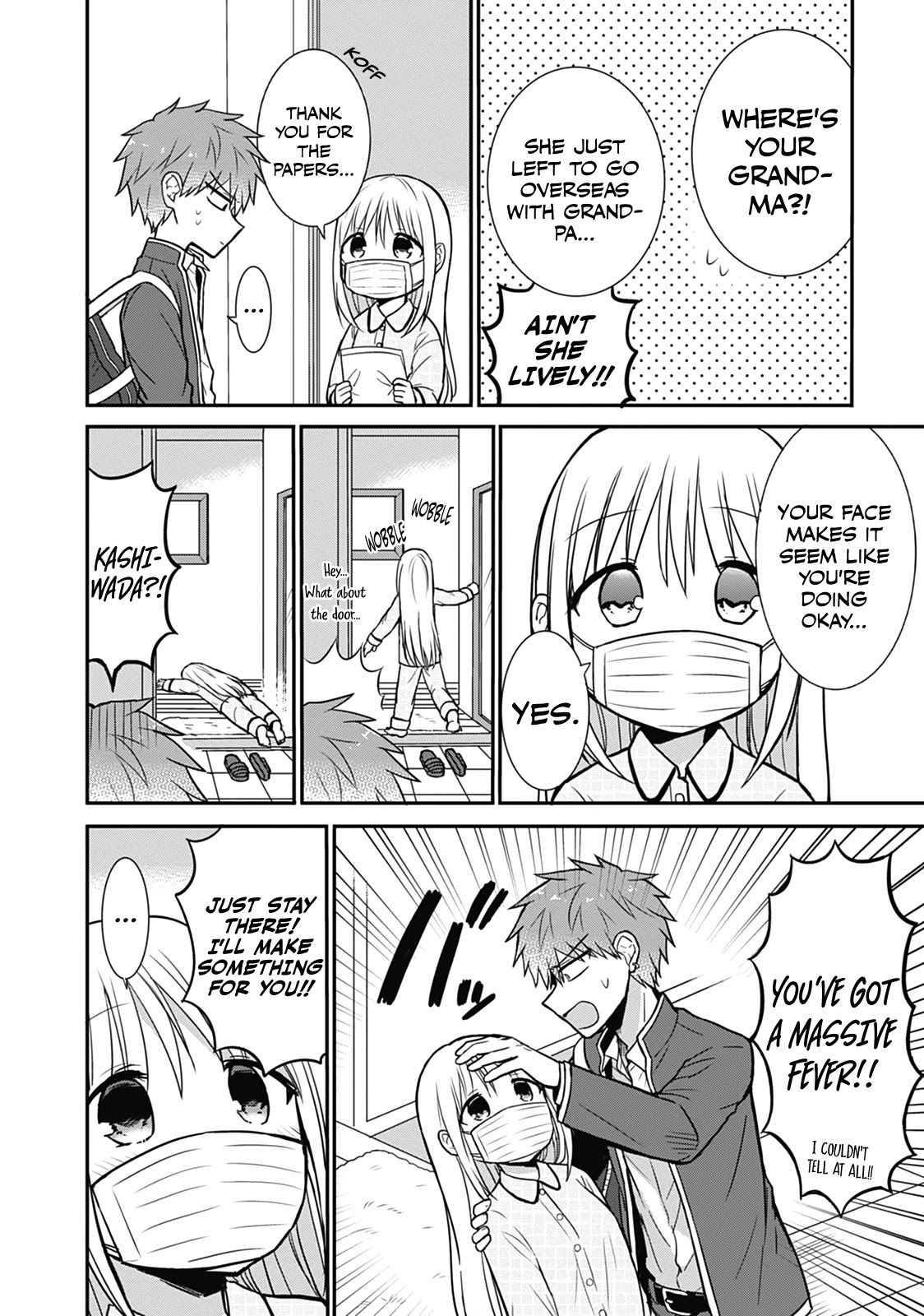 Expressionless Face Girl and Emotional Face Boy Chapter 27 page 6 - Chapter 27: Nursing Kashiwada-san