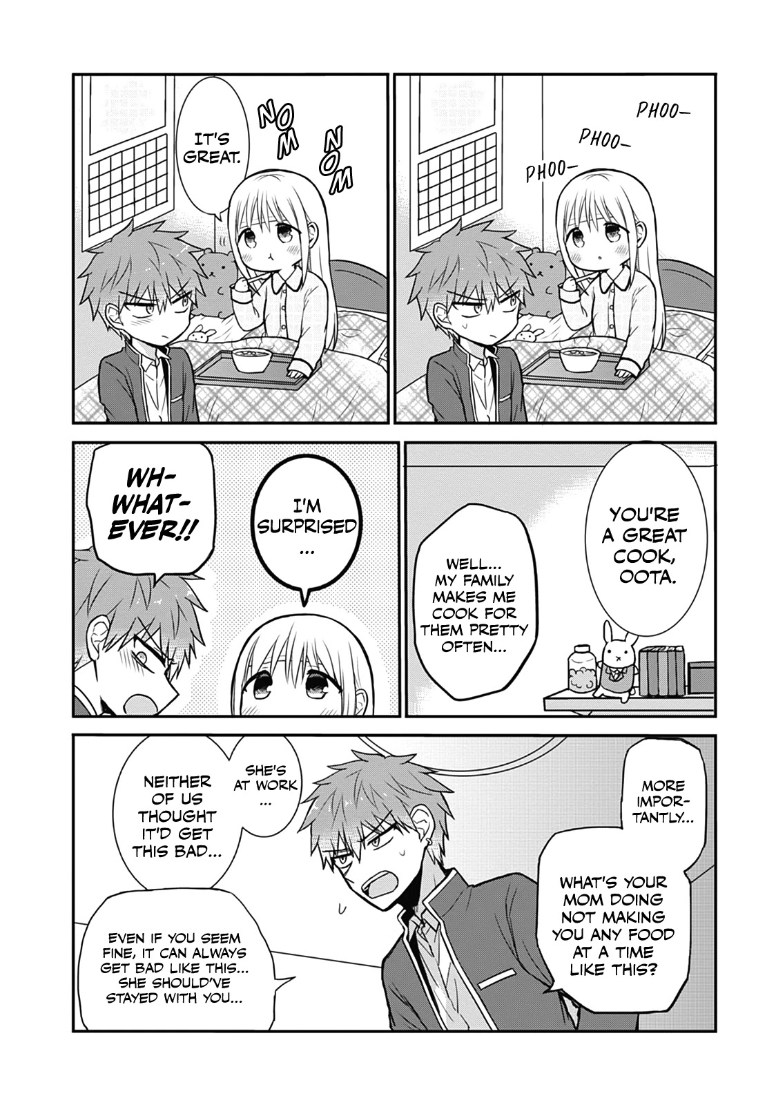 Expressionless Face Girl and Emotional Face Boy Chapter 27 page 8 - Chapter 27: Nursing Kashiwada-san
