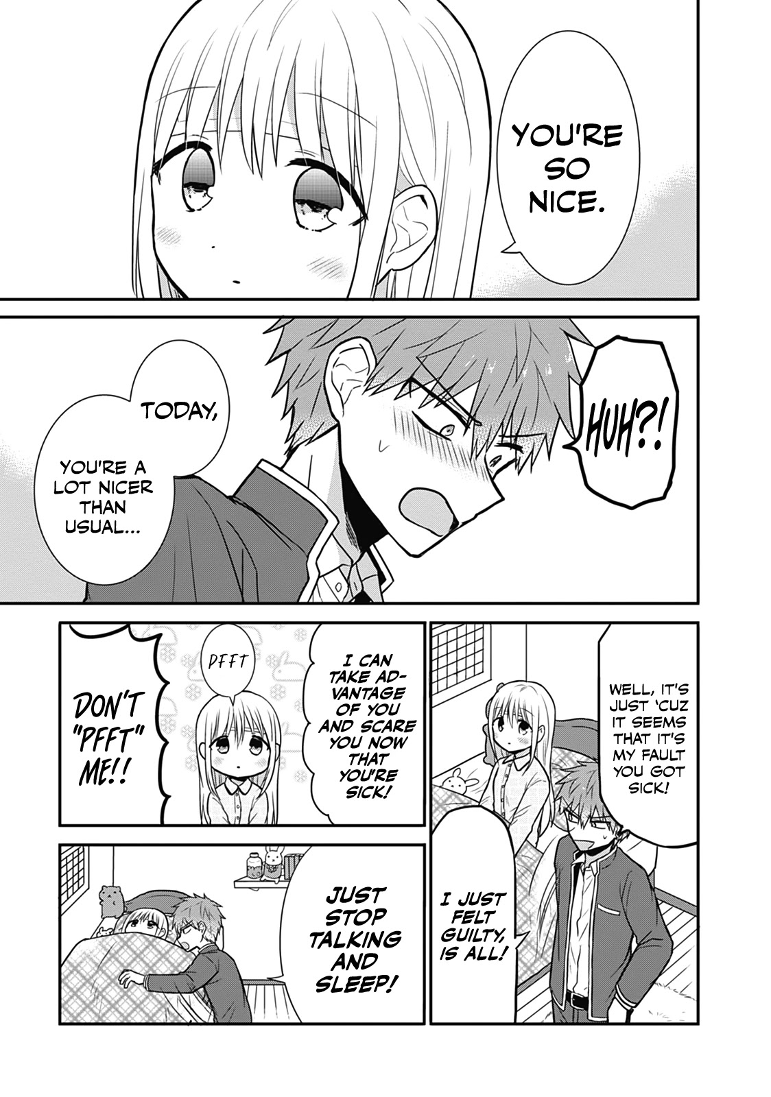 Expressionless Face Girl and Emotional Face Boy Chapter 27 page 9 - Chapter 27: Nursing Kashiwada-san