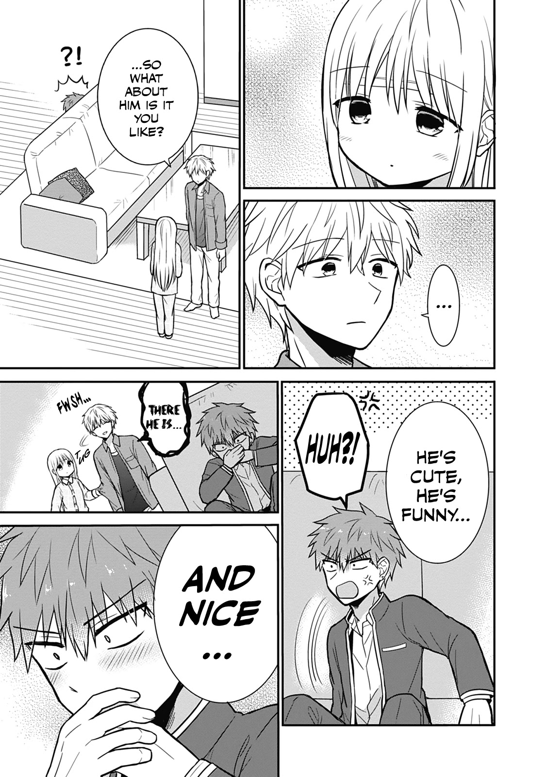 Expressionless Face Girl and Emotional Face Boy Chapter 28 page 10 - Chapter 28: Kashiwada-san's Brother