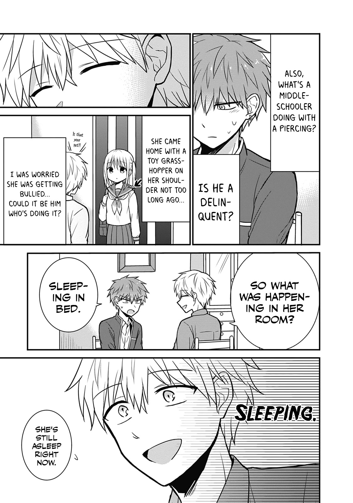 Expressionless Face Girl and Emotional Face Boy Chapter 28 page 6 - Chapter 28: Kashiwada-san's Brother