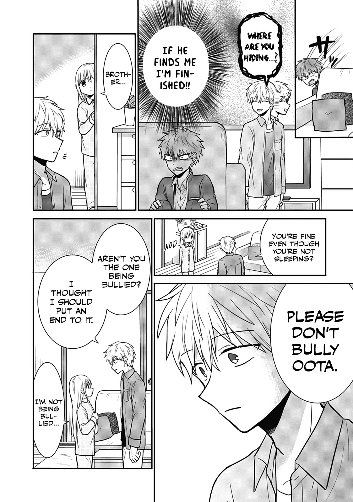 Expressionless Face Girl and Emotional Face Boy Chapter 28 page 9 - Chapter 28: Kashiwada-san's Brother