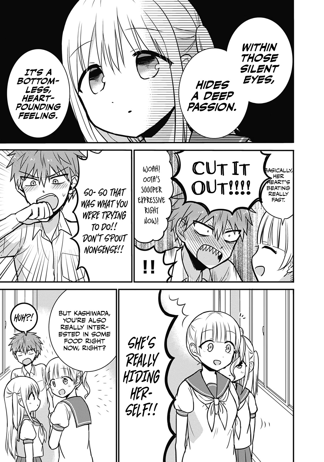 Expressionless Face Girl and Emotional Face Boy Chapter 29 page 8 - Chapter 29: Odajima-san the Interpreter
