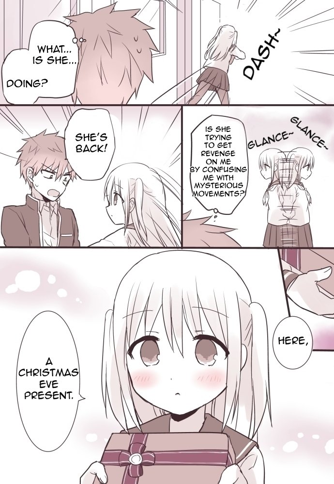 Expressionless Face Girl and Emotional Face Boy Chapter 3.5 page 3 - Chapter 3.5: Christmas present (Pixiv)