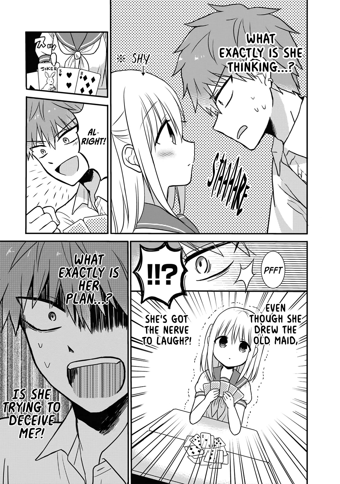 Expressionless Face Girl and Emotional Face Boy Chapter 3 page 10 - Chapter 3: Kashiwada-san, Oota-kun, and Old-Maid