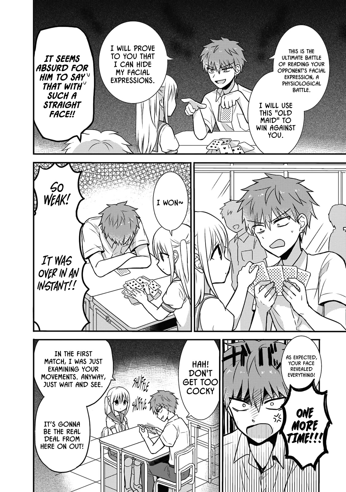 Expressionless Face Girl and Emotional Face Boy Chapter 3 page 5 - Chapter 3: Kashiwada-san, Oota-kun, and Old-Maid