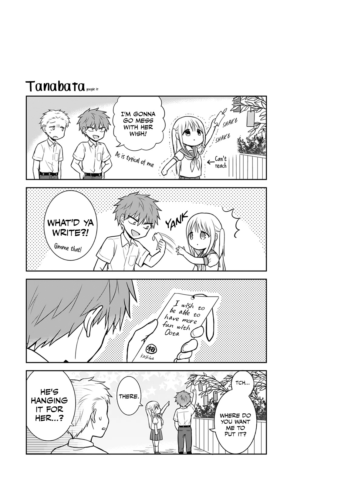 Expressionless Face Girl and Emotional Face Boy Chapter 30 page 11 - Chapter 30: Kashiwada-san, Oota-kun, and Ice Cream