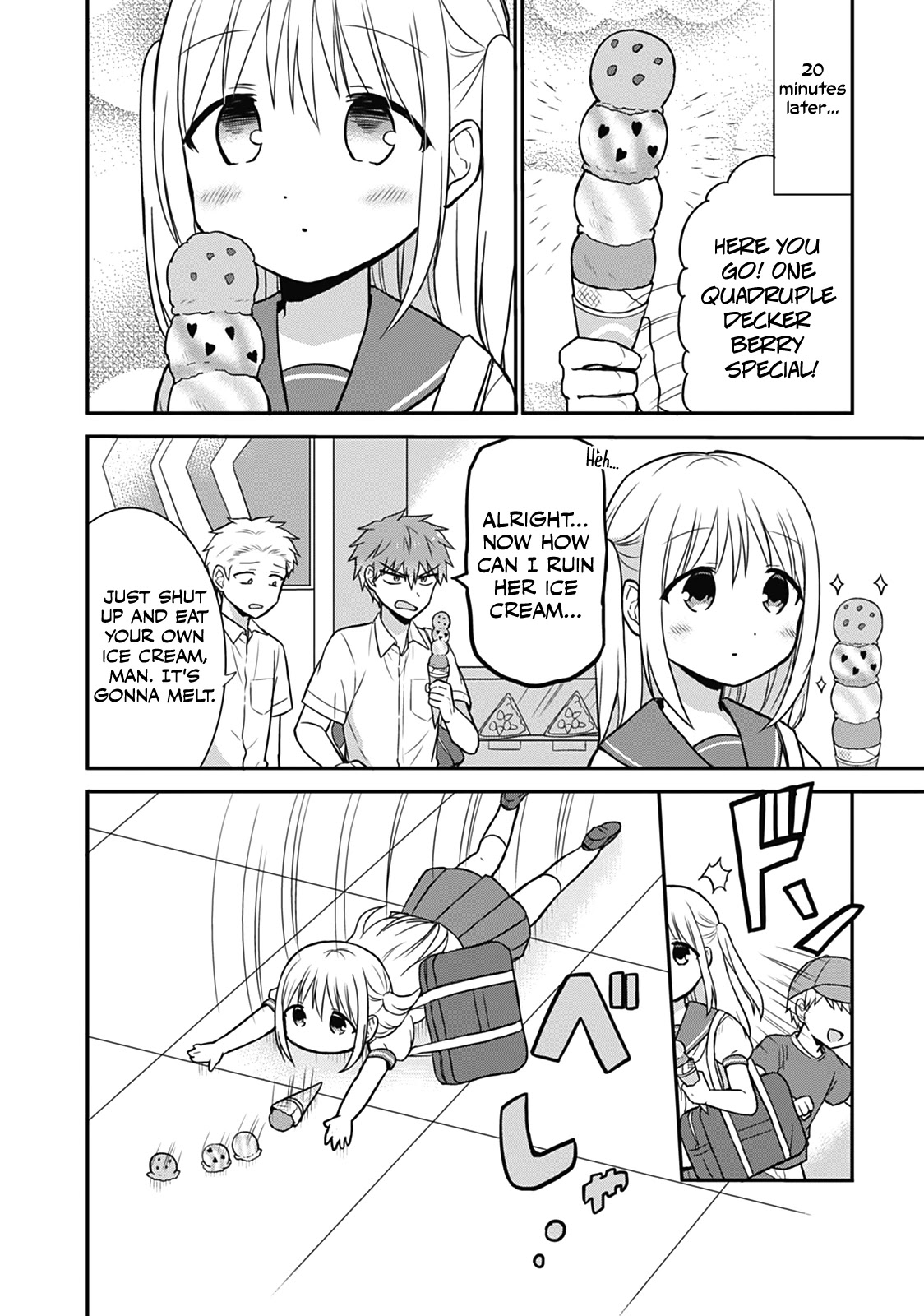 Expressionless Face Girl and Emotional Face Boy Chapter 30 page 6 - Chapter 30: Kashiwada-san, Oota-kun, and Ice Cream