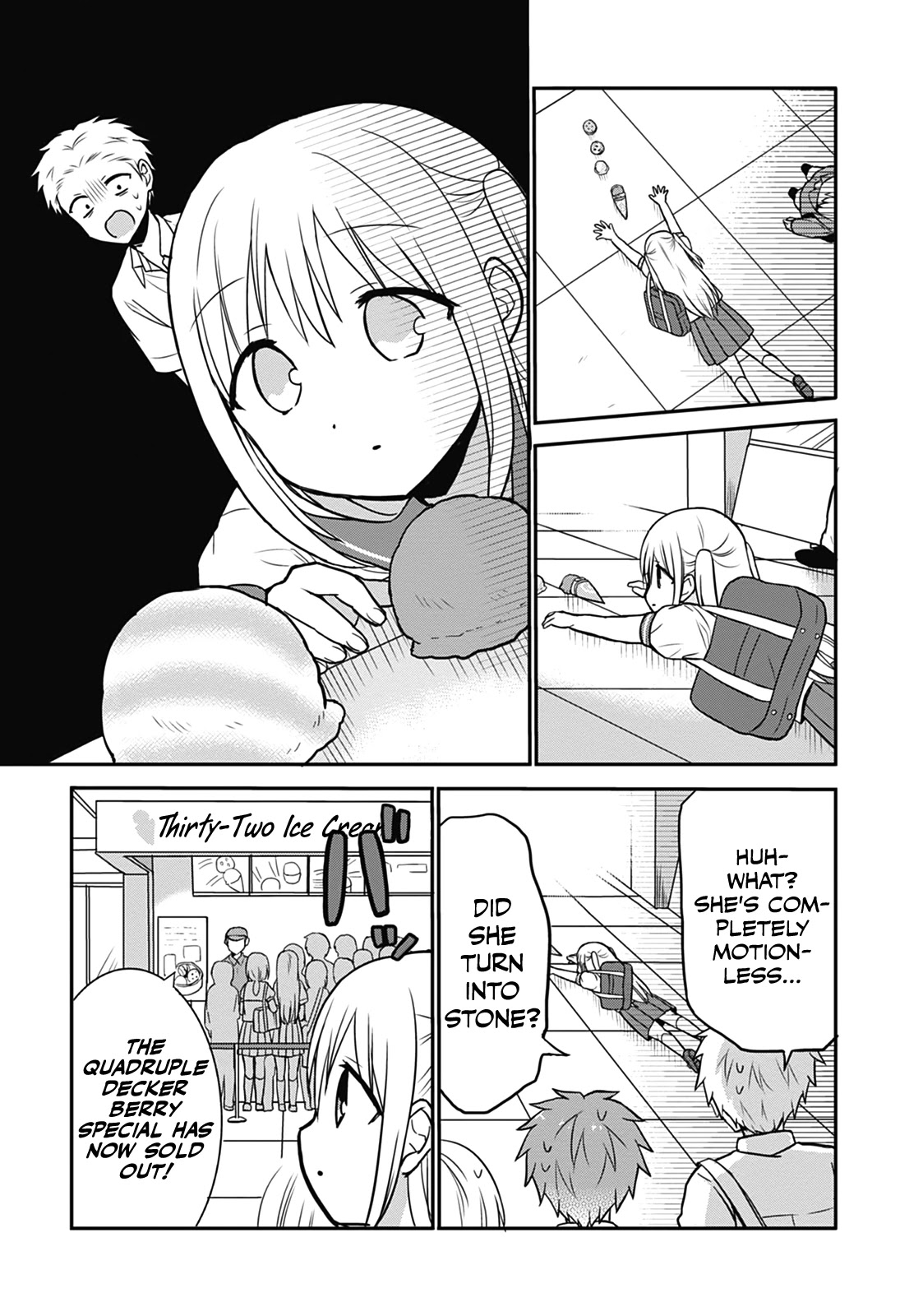 Expressionless Face Girl and Emotional Face Boy Chapter 30 page 7 - Chapter 30: Kashiwada-san, Oota-kun, and Ice Cream