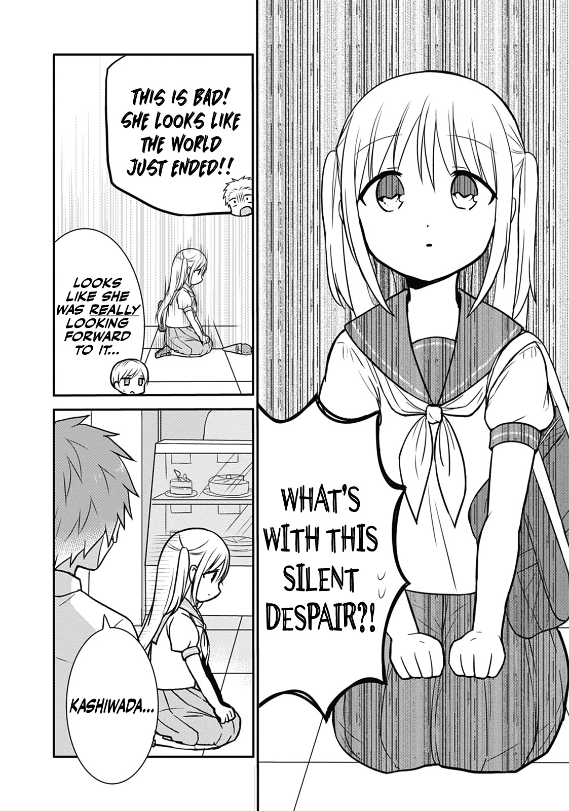 Expressionless Face Girl and Emotional Face Boy Chapter 30 page 8 - Chapter 30: Kashiwada-san, Oota-kun, and Ice Cream