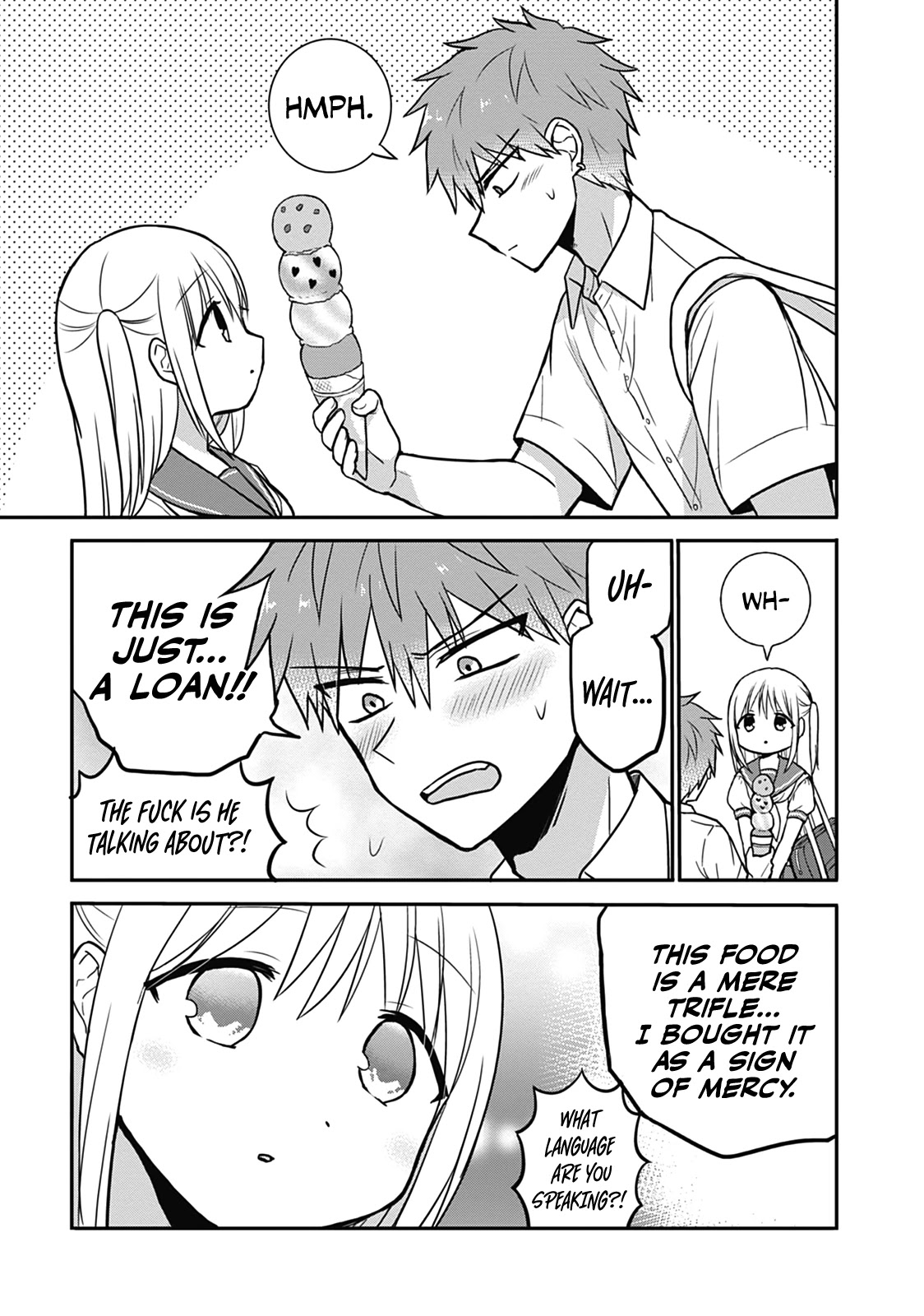 Expressionless Face Girl and Emotional Face Boy Chapter 30 page 9 - Chapter 30: Kashiwada-san, Oota-kun, and Ice Cream