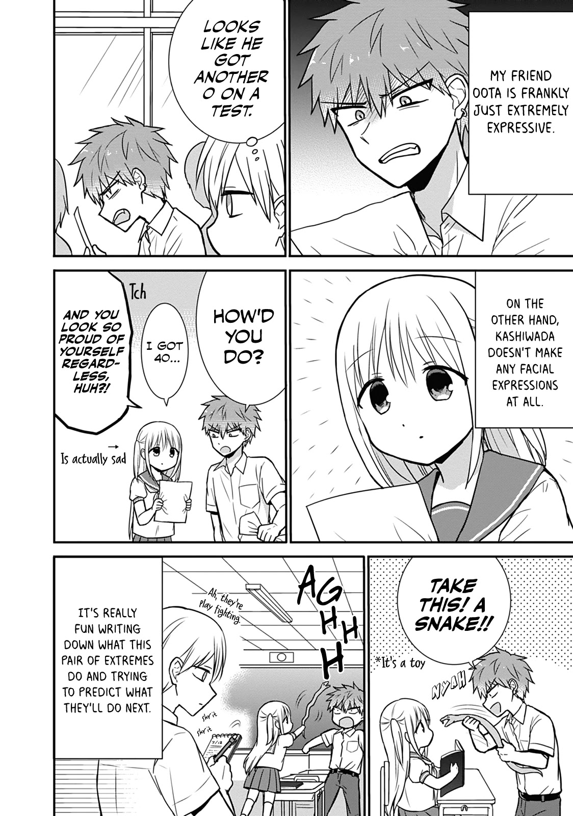 Expressionless Face Girl and Emotional Face Boy Chapter 31 page 3 - Chapter 31
