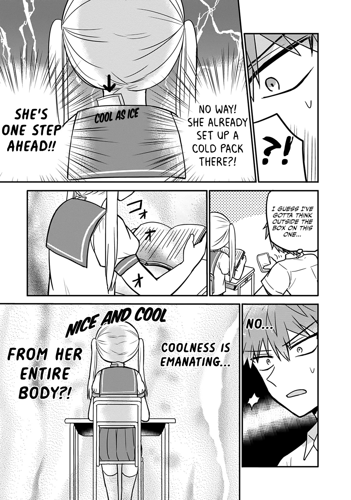 Expressionless Face Girl and Emotional Face Boy Chapter 32 page 4 - Chapter 32: Kashiwada-san, Oota-kun, and the Heat Wave