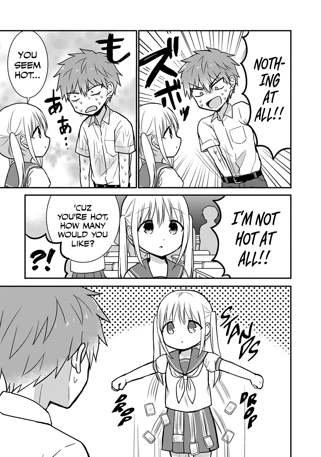 Expressionless Face Girl and Emotional Face Boy Chapter 32 page 6 - Chapter 32: Kashiwada-san, Oota-kun, and the Heat Wave
