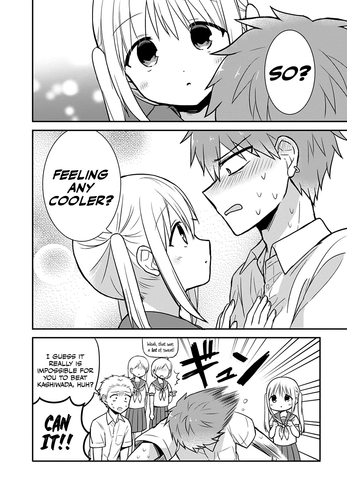 Expressionless Face Girl and Emotional Face Boy Chapter 32 page 9 - Chapter 32: Kashiwada-san, Oota-kun, and the Heat Wave
