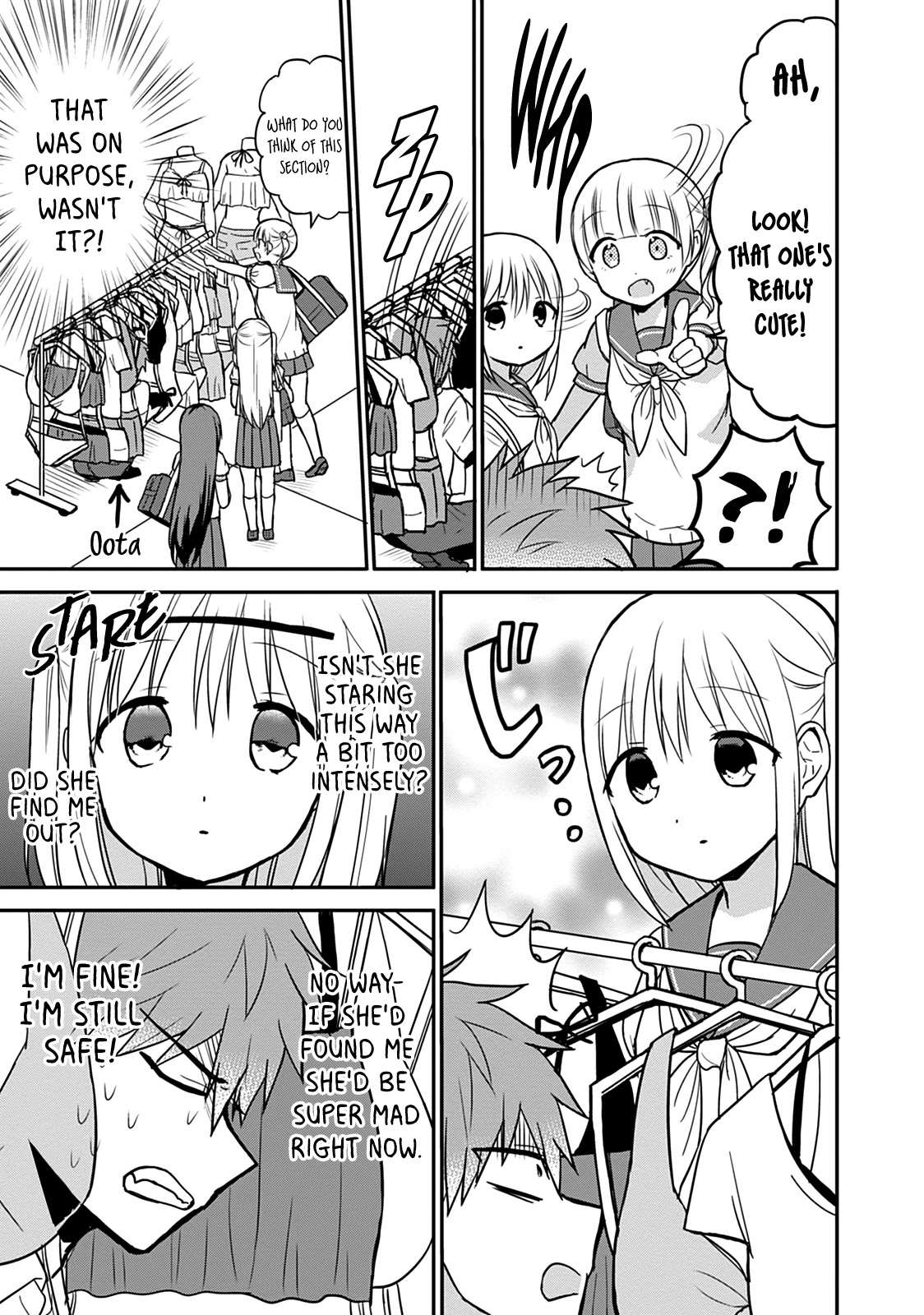 Expressionless Face Girl and Emotional Face Boy Chapter 33 page 8 - Chapter 33: Kashiwada-san and the Swimsuit