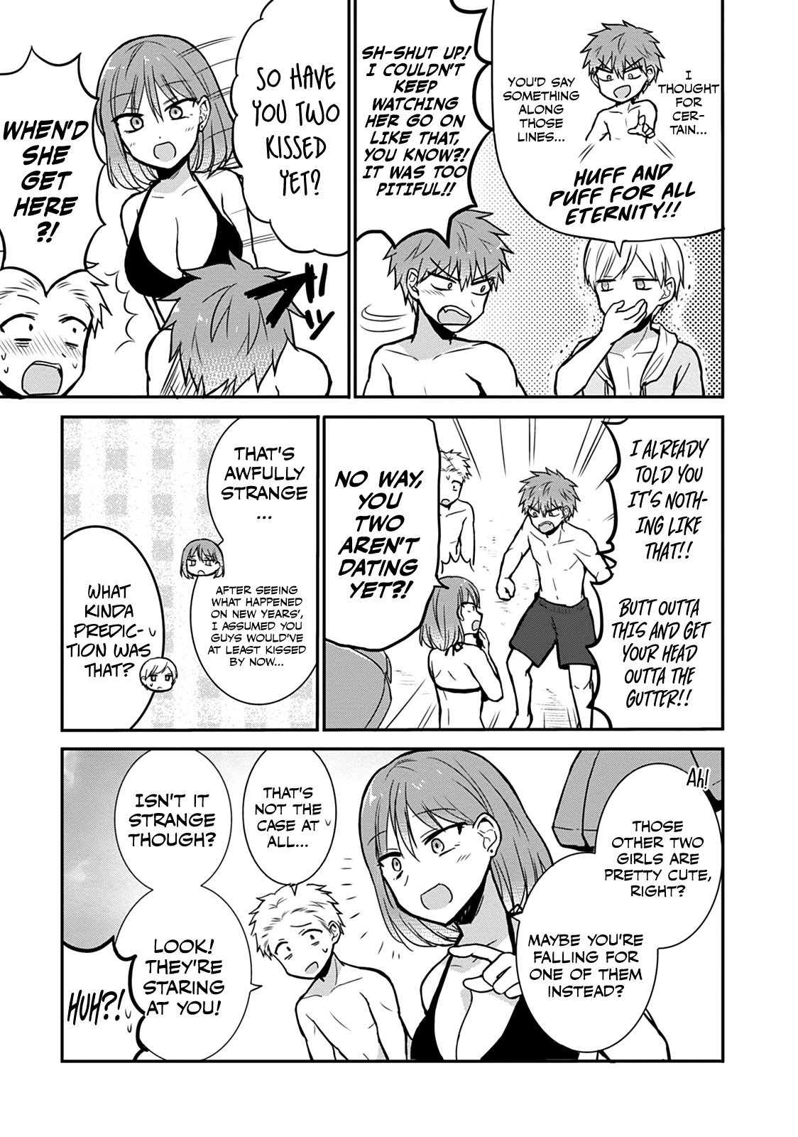 Expressionless Face Girl and Emotional Face Boy Chapter 34 page 6 - Chapter 34: Kashiwada-san, Oota-kun, and the Beach