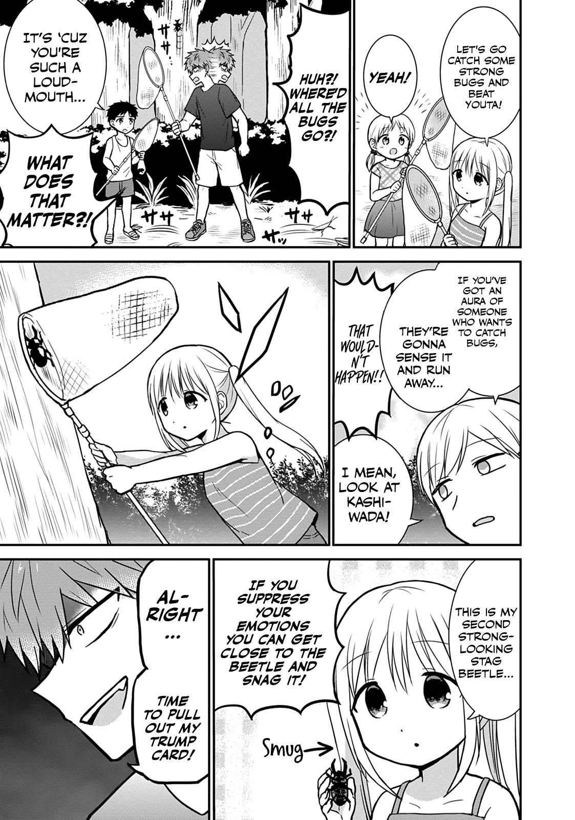 Expressionless Face Girl and Emotional Face Boy Chapter 36 page 6 - Chapter 36: Kashiwada-san and Oota-kun Catch Bugs