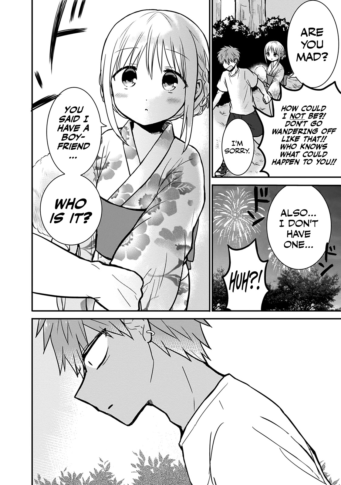 Expressionless Face Girl and Emotional Face Boy Chapter 37 page 10 - Chapter 37: Kashiwada-san, Oota-kun, and Fireworks