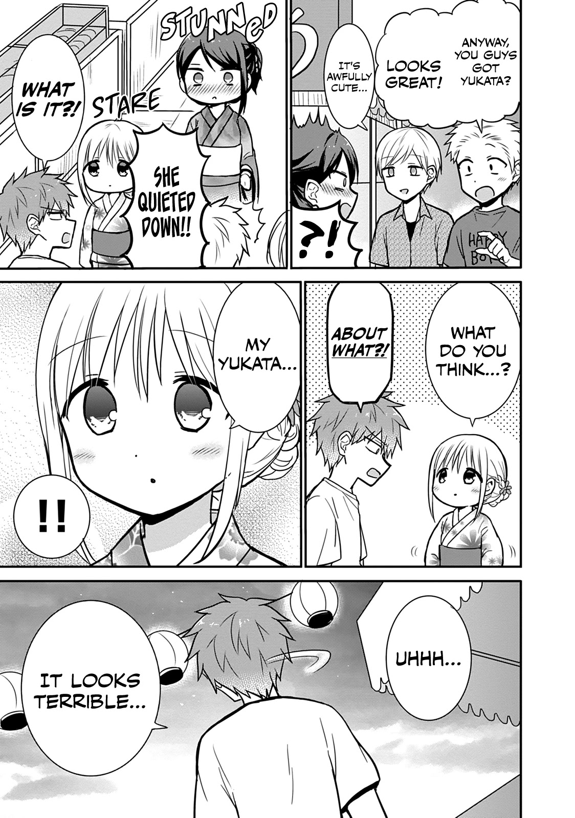 Expressionless Face Girl and Emotional Face Boy Chapter 37 page 5 - Chapter 37: Kashiwada-san, Oota-kun, and Fireworks