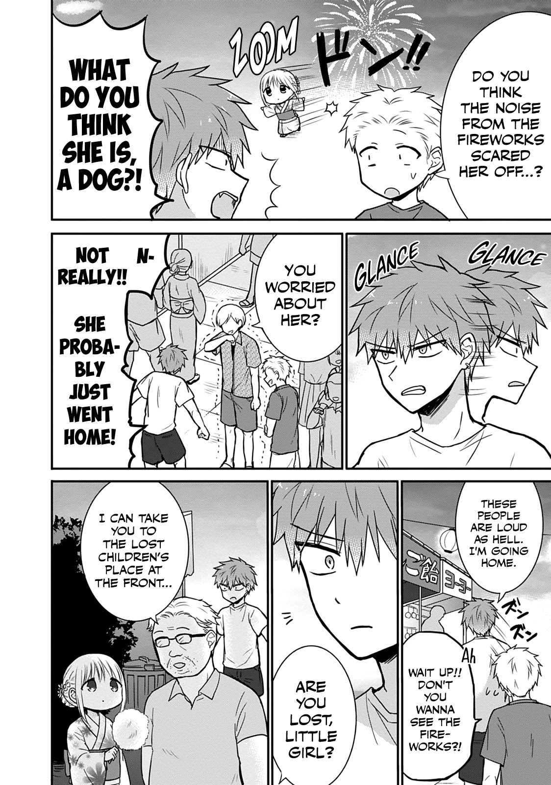 Expressionless Face Girl and Emotional Face Boy Chapter 37 page 8 - Chapter 37: Kashiwada-san, Oota-kun, and Fireworks