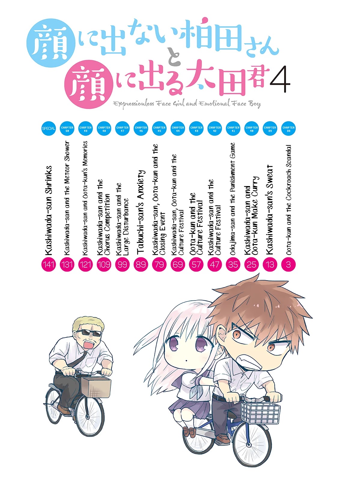Expressionless Face Girl and Emotional Face Boy Chapter 38 page 4 - Chapter 38: Oota-kun and the Cockroach Scandal