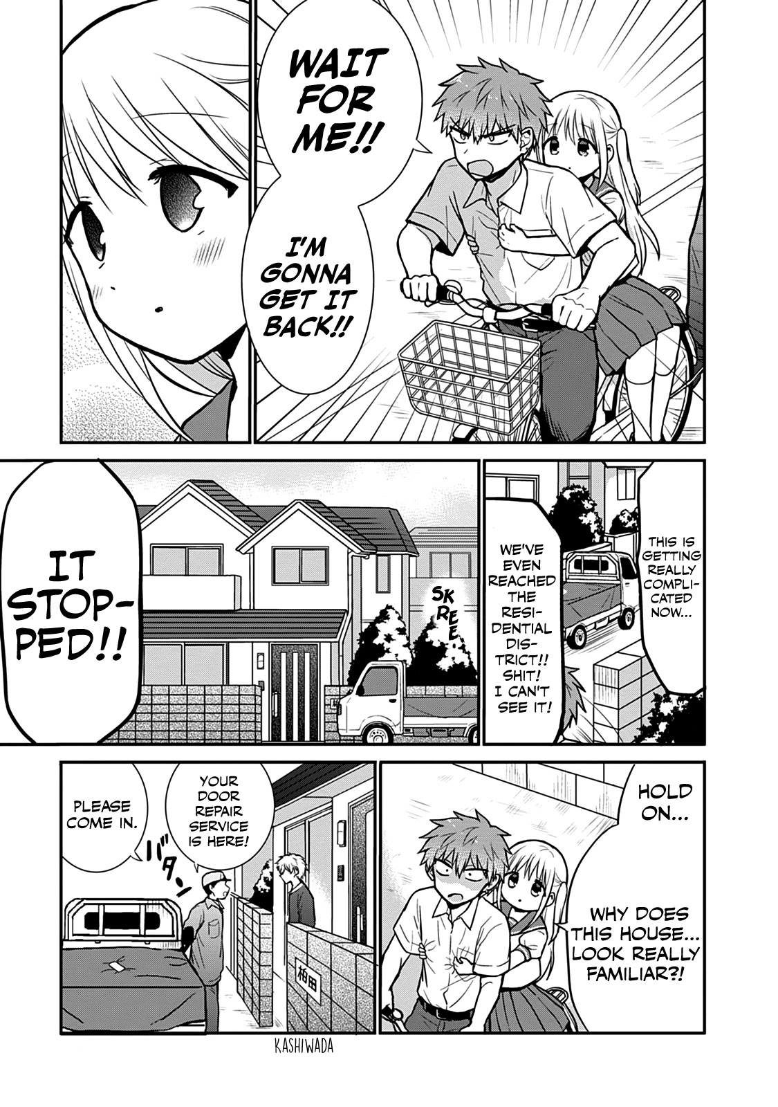 Expressionless Face Girl and Emotional Face Boy Chapter 39 page 10 - Chapter 39: Kashiwada-san's Sweat