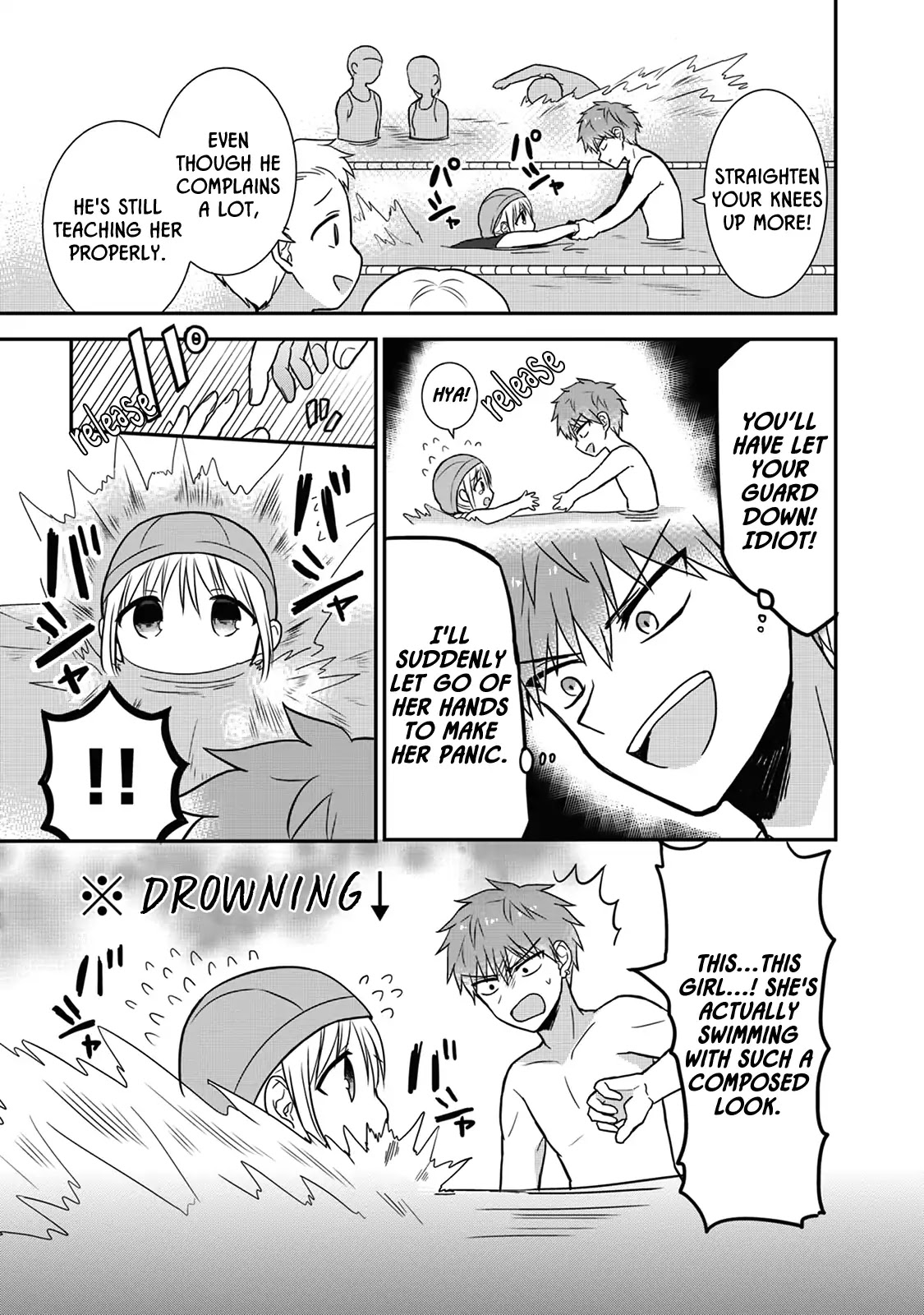 Expressionless Face Girl and Emotional Face Boy Chapter 4 page 5 - Chapter 4: Swimming with Kashiwada-san and Oota-kun