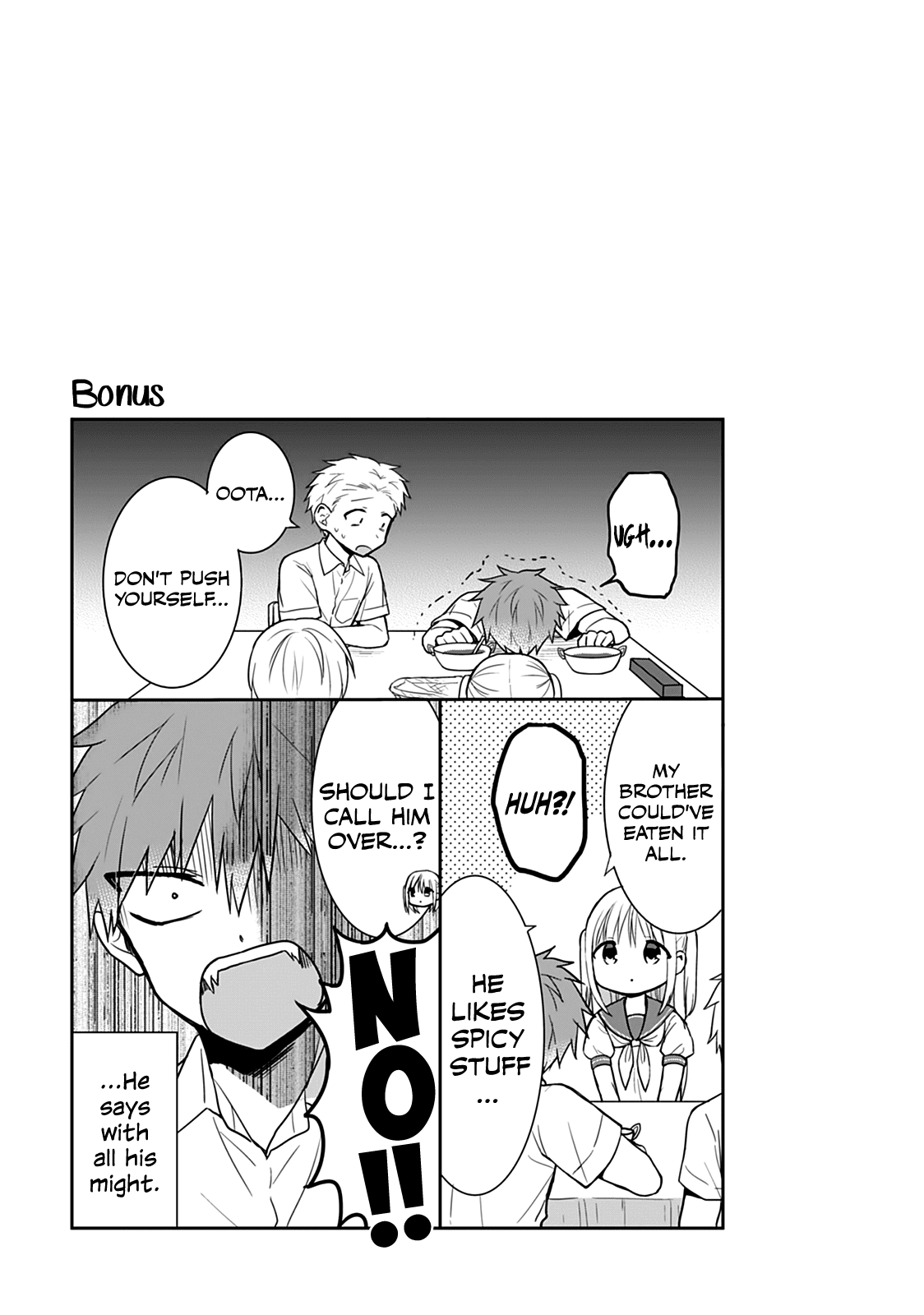 Expressionless Face Girl and Emotional Face Boy Chapter 40 page 10 - Chapter 40: Kashiwada-san, Oota-kun, and Curry