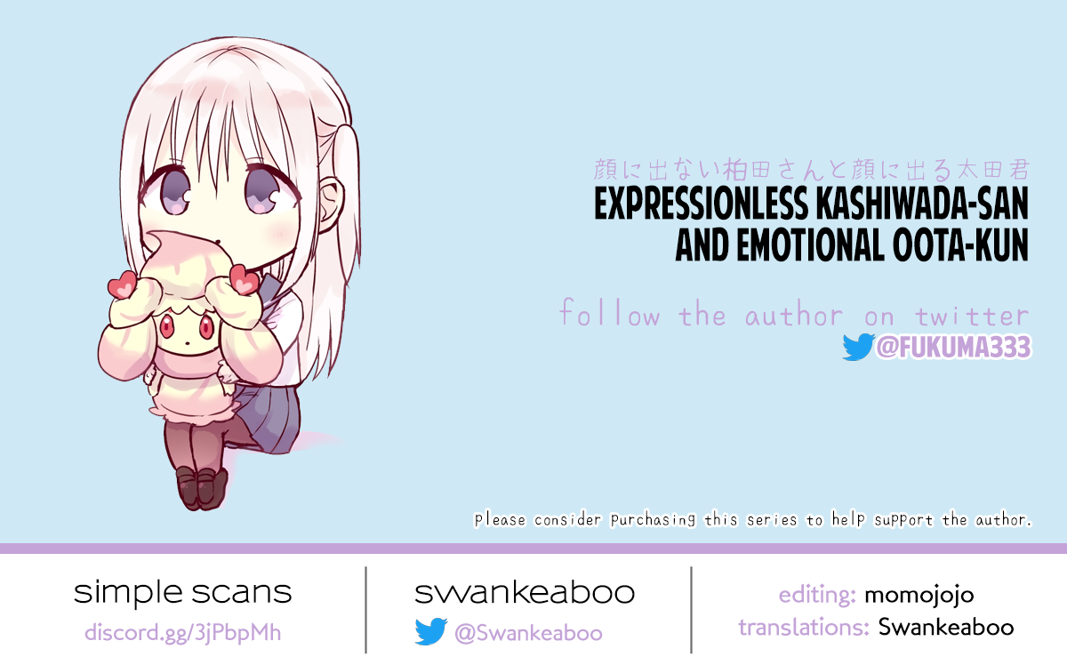 Expressionless Face Girl and Emotional Face Boy Chapter 40 page 12 - Chapter 40: Kashiwada-san, Oota-kun, and Curry