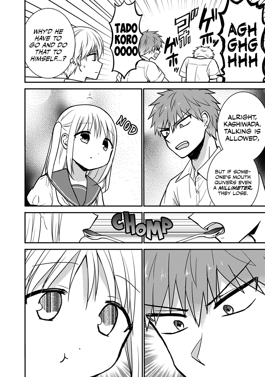 Expressionless Face Girl and Emotional Face Boy Chapter 40 page 7 - Chapter 40: Kashiwada-san, Oota-kun, and Curry