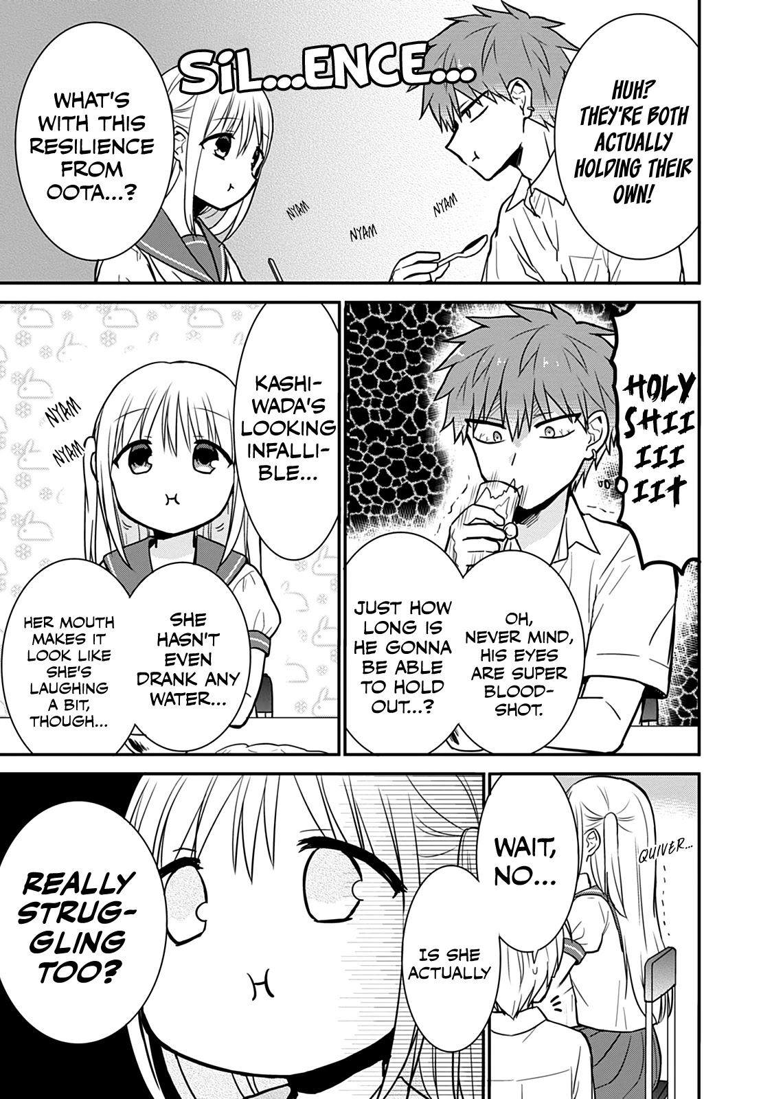Expressionless Face Girl and Emotional Face Boy Chapter 40 page 8 - Chapter 40: Kashiwada-san, Oota-kun, and Curry