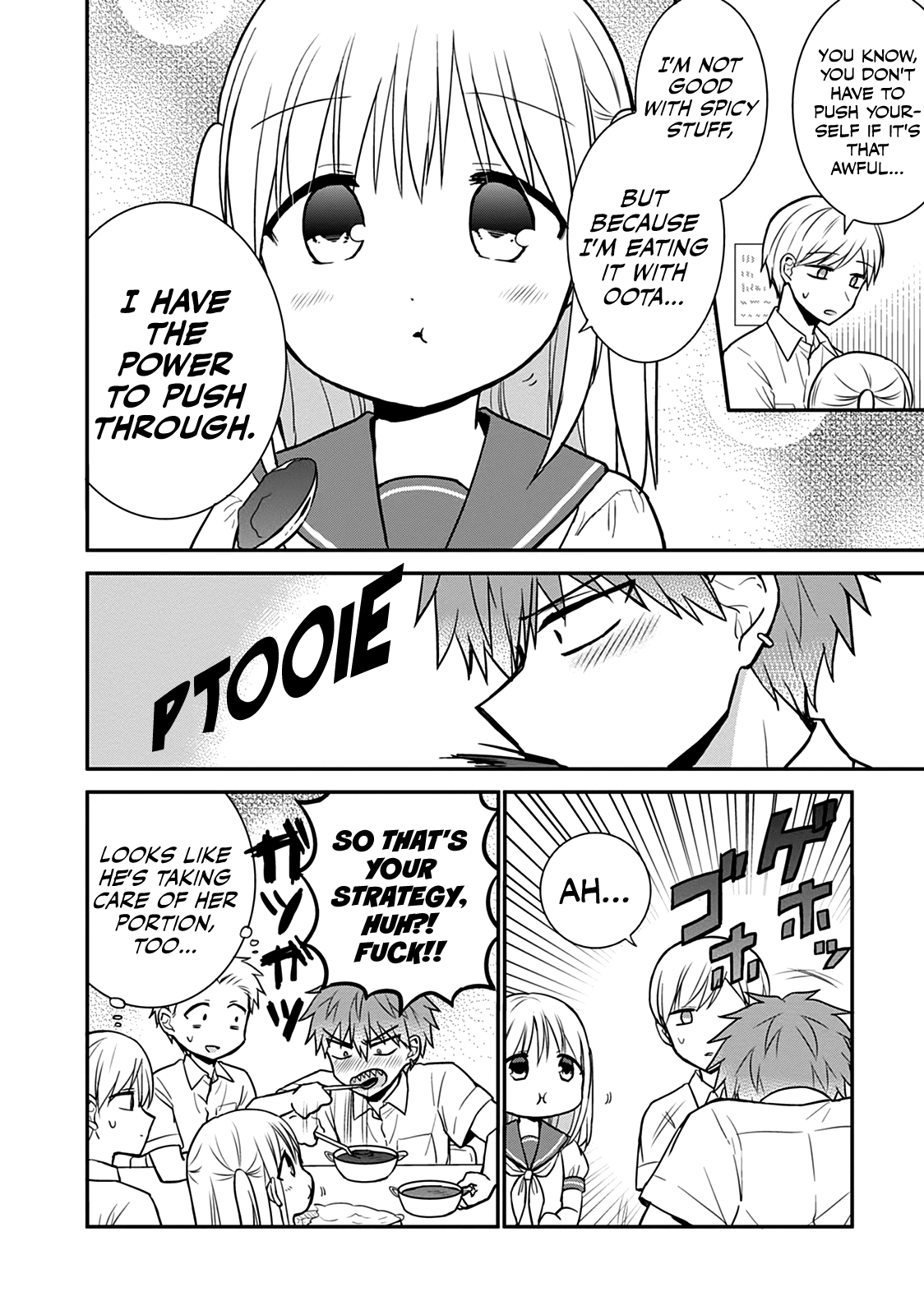 Expressionless Face Girl and Emotional Face Boy Chapter 40 page 9 - Chapter 40: Kashiwada-san, Oota-kun, and Curry