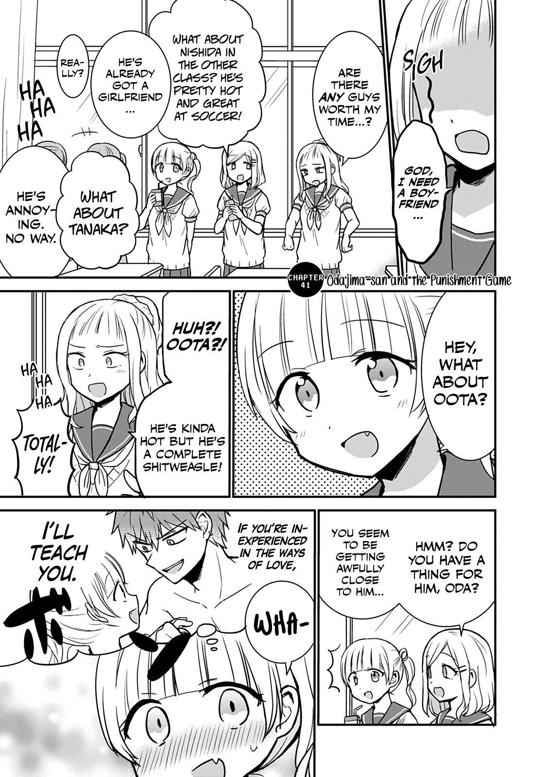 Expressionless Face Girl and Emotional Face Boy Chapter 41 page 2 - Chapter 41: Odajima-san and the Punishment Game