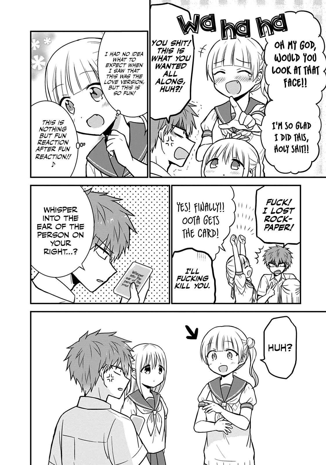 Expressionless Face Girl and Emotional Face Boy Chapter 41 page 9 - Chapter 41: Odajima-san and the Punishment Game
