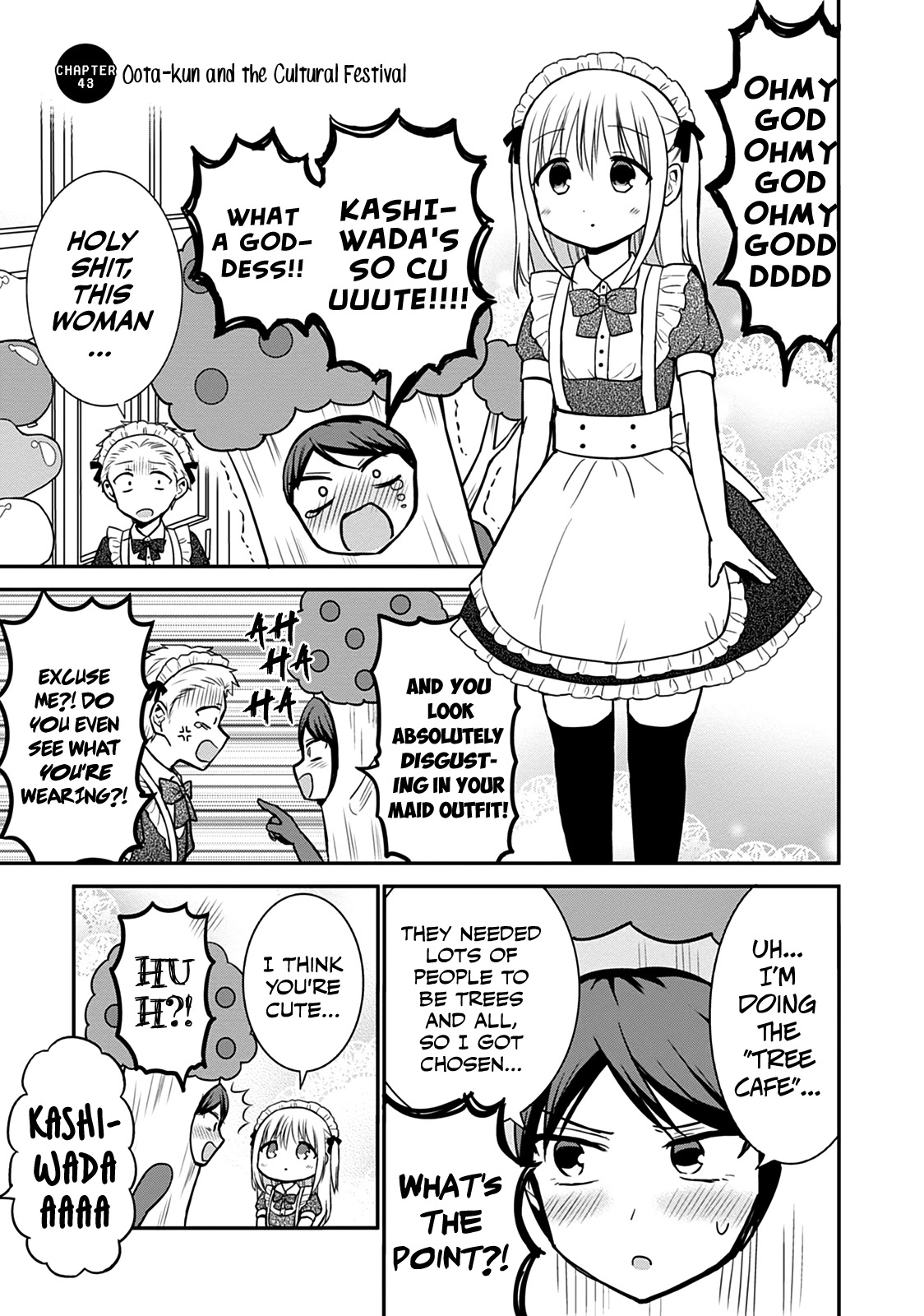 Expressionless Face Girl and Emotional Face Boy Chapter 43 page 2 - Chapter 43: Oota-kun and the Cultural Festival
